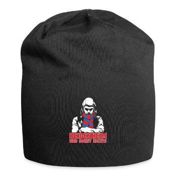 Heidenheim und sonst nichts - Jersey-Beanie - Schwarz - Vorne