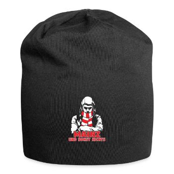 Mainz und sonst nichts - Jersey-Beanie - Schwarz - Vorne