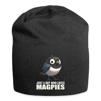 Elstern Elster - Jersey-Beanie - Schwarz - Vorne