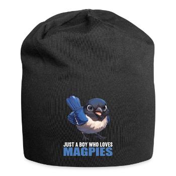 Elstern Elster - Jersey-Beanie - Schwarz - Vorne