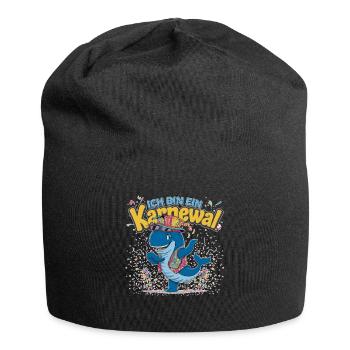 I'm a Karnewal Funny Whale - Jersey Beanie - black - Front