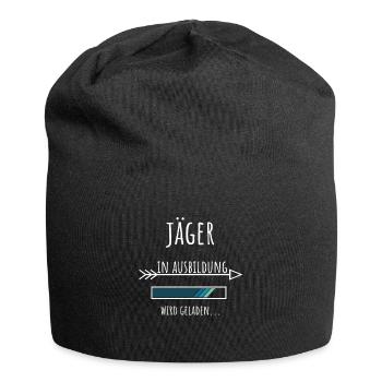 Jäger Ausbildung Jagdschein Beruf Geschenk - Jersey-Beanie - Schwarz - Vorne