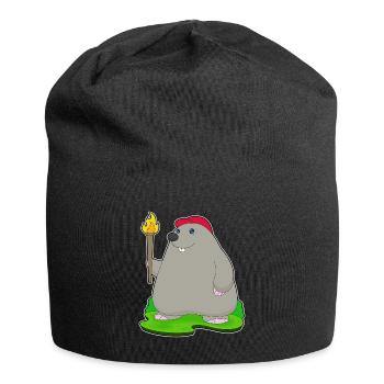 Maulwurf Fackel - Jersey-Beanie - Schwarz - Vorne