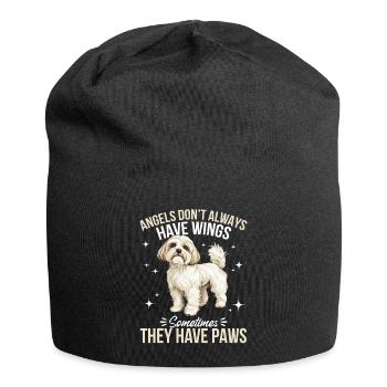 Mignon propriétaire de chien havanais - Bonnet en jersey - noir - Devant