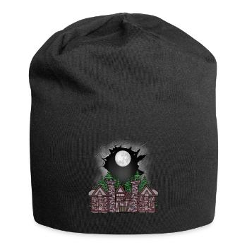 Château médiéval forteresse enfants enfant conte de fées - Bonnet en jersey - noir - Devant