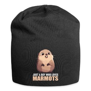 Murmeltiere Murmeltier - Jersey-Beanie - Schwarz - Vorne