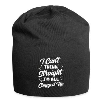 Funny Cooped Mir Badezimmer meme - Jersey-Beanie - Schwarz - Vorne