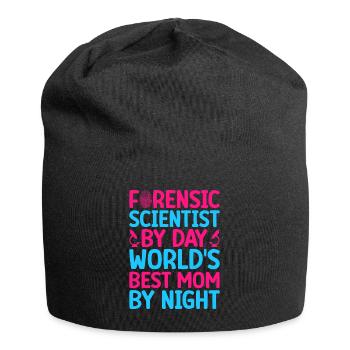Majeure en sciences médico-légales Meilleure maman médico-légale du monde - Bonnet en jersey - noir - Devant