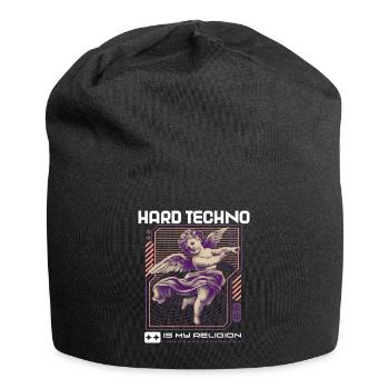 Techno House Party EDM Festival Goa Electro Rave - Bonnet en jersey - noir - Devant