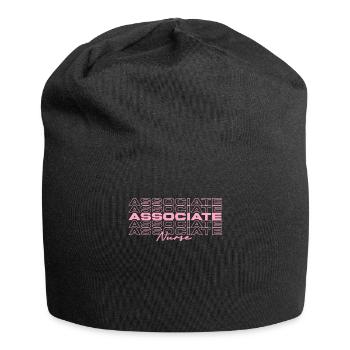 Associate Nurse Medical Nurses Stylish - Jersey Beanie - black - Front