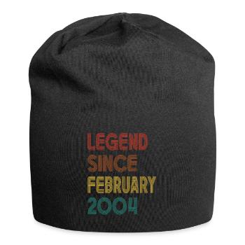 Légende Depuis Février 2004 Hommes Femmes Millésime 2004 - Bonnet en jersey - noir - Devant