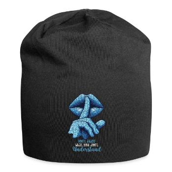 Journée de sensibilisation à l’autisme Cadeau autiste - Bonnet en jersey - noir - Devant
