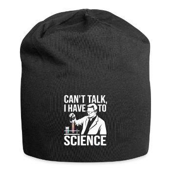 Technicien de laboratoire scientifique dans la vie quotidienne - Bonnet en jersey - noir - Devant