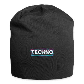Techno House Party EDM Festival Goa Electro Rave - Bonnet en jersey - noir - Devant