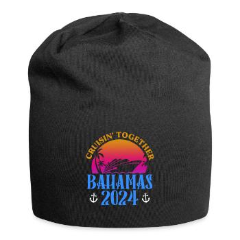 Bahamas Île des Caraïbes Cadeau d’été de l’Atlantique - Bonnet en jersey - noir - Devant