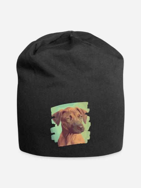Rhodesian Ridgeback - Jersey-Beanie - Schwarz