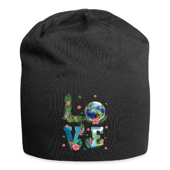 L’amour pour la nature du Jour de la Terre - Bonnet en jersey - noir - Devant