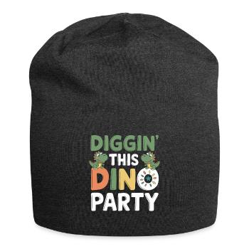 Dinosaur Party Decorations - Jersey-Beanie - Anthrazit - Vorne