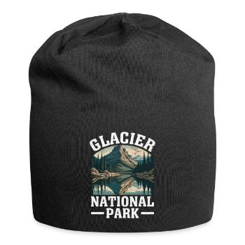 Glacier National Park Nature Design - Jersey Beanie - black - Front