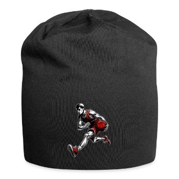 Basket-ball Joueurs de basket-ball - Bonnet en jersey - noir - Devant
