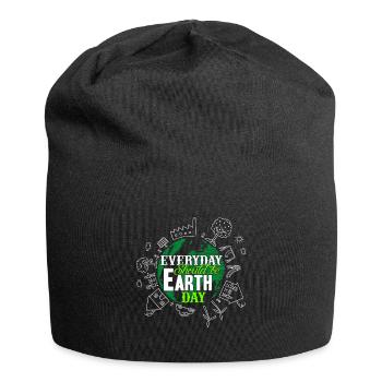 Earth Day Everyday Should Be Earth Day - Jersey Beanie - black - Front