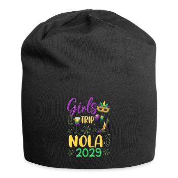 Girls Trip NOLA 2029 - Jersey Beanie - black - Front