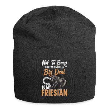 Nicht Zu Prahlen, Aber Ich Bin Eine Art Große - Jersey-Beanie - Anthrazit - Vorne