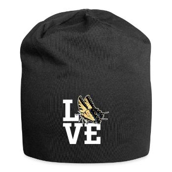 Les machaons tigrés sont les meilleurs pour les filles - Bonnet en jersey - noir - Devant