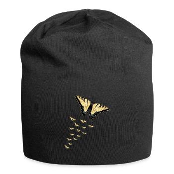 Les machaons tigrés sont les meilleurs pour les filles - Bonnet en jersey - noir - Devant