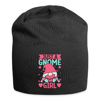 Garden Gnome Costume Just A Gnome Girl Gnome - Jersey-Beanie - Schwarz - Vorne