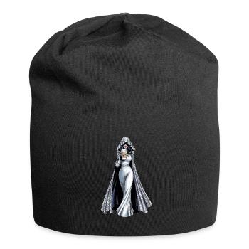 Femme fantomatique avec inspiration café - Bonnet en jersey - noir - Devant