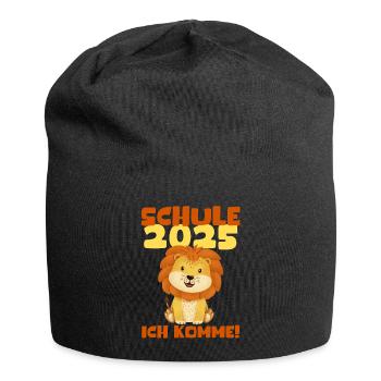 School Child 2025 Young Girls School Enrollment 2025 Decoration - Jersey Beanie - black - Front