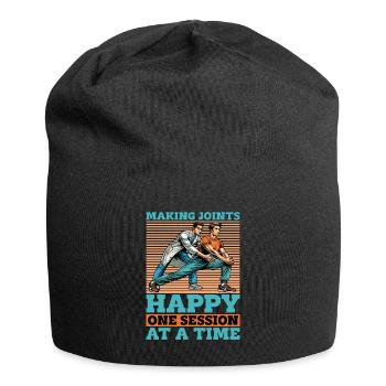 Physical Therapist Making Joints Happy Therapist - Jersey Beanie - black - Front