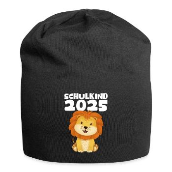 Schulkind 2025 Junge Mädchen Einschulung 2025 Deko - Jersey-Beanie - Schwarz - Vorne