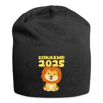 School Child 2025 Young Girls School Enrollment 2025 Decoration - Jersey Beanie - black - Front