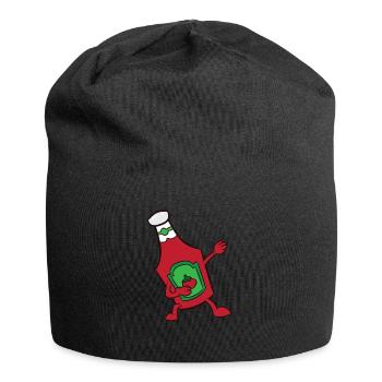 Ketchup - danse, dab, dab, dabbing - Bonnet en jersey - noir - Devant