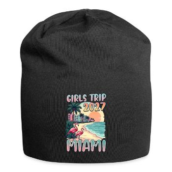 Girls Trip Miami 2027 - Jersey Beanie - black - Front