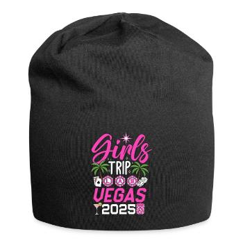 Girls Trip Las Vegas 2025 - Jersey-Beanie - Schwarz - Vorne