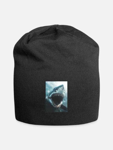 Haie Hai - Jersey-Beanie - Schwarz