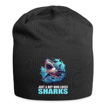 Requins Requin - Bonnet en jersey - noir - Devant