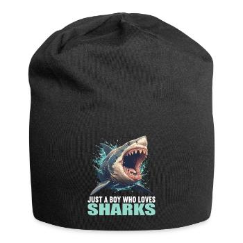 Requins Requin - Bonnet en jersey - noir - Devant