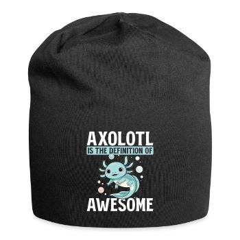Axolotl mignon Axolotl est la définition de Awesome - Bonnet en jersey - noir - Devant