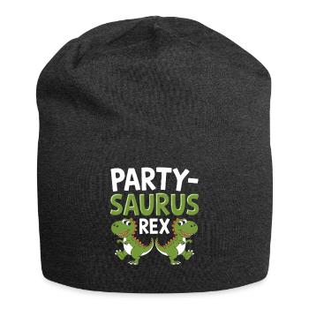 Dinosaur Party Decorations - Jersey-Beanie - Anthrazit - Vorne