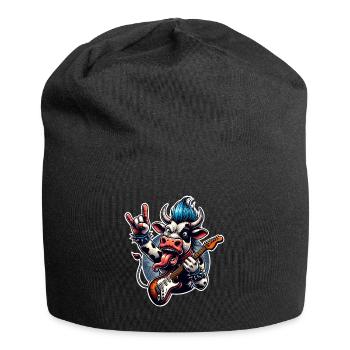 Kuh Rock and Roll Guitarist - Jersey Beanie - black - Front