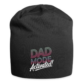 Geschenke Zum Vatertag Für Papa - Jersey-Beanie - Schwarz - Vorne