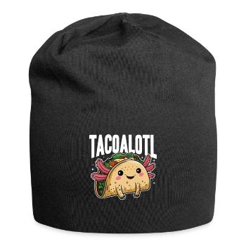 Cute Axolotl Taco Tacoalotl Cinco de Mayo - Jersey Beanie - black - Front