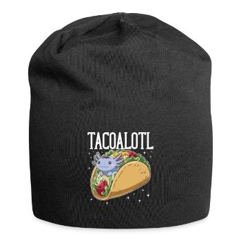 Cute Axolotl Taco Tacoalotl Cinco de Mayo - Jersey Beanie - black - Front