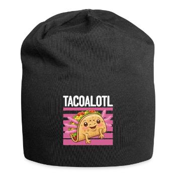 Cute Axolotl Taco Tacoalotl Cinco de Mayo - Jersey Beanie - black - Front