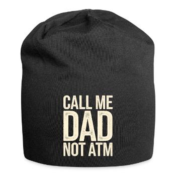 Geschenke Zum Vatertag Für Papa - Jersey-Beanie - Schwarz - Vorne