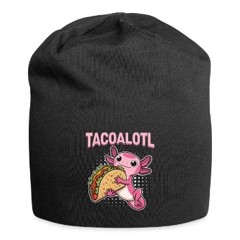 Cute Axolotl Taco Tacoalotl Cinco de Mayo - Jersey Beanie - black - Front